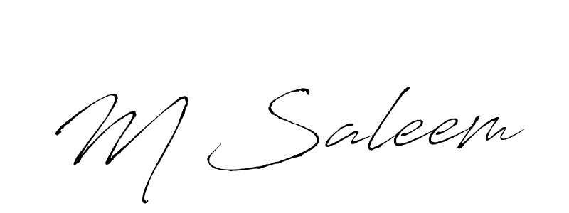 You should practise on your own different ways (Antro_Vectra) to write your name (M Saleem) in signature. don't let someone else do it for you. M Saleem signature style 6 images and pictures png