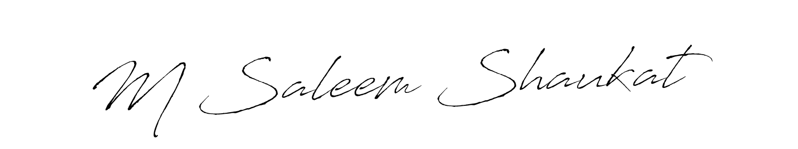 It looks lik you need a new signature style for name M Saleem Shaukat. Design unique handwritten (Antro_Vectra) signature with our free signature maker in just a few clicks. M Saleem Shaukat signature style 6 images and pictures png