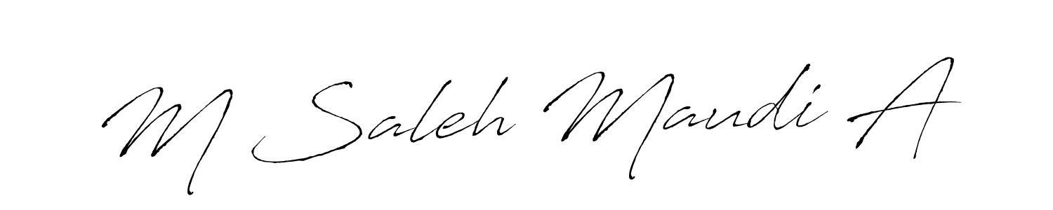 Once you've used our free online signature maker to create your best signature Antro_Vectra style, it's time to enjoy all of the benefits that M Saleh Maudi A name signing documents. M Saleh Maudi A signature style 6 images and pictures png