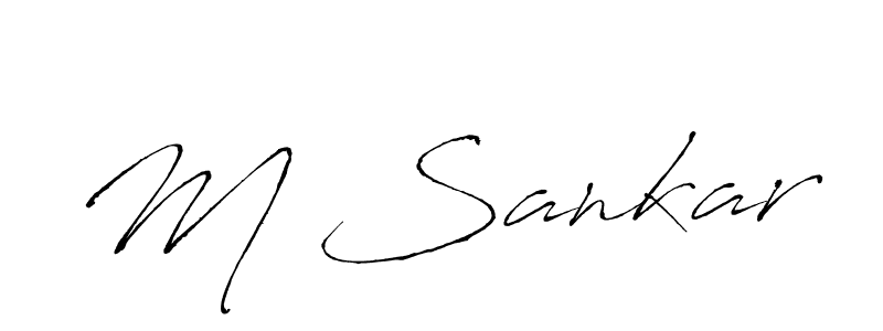 Make a beautiful signature design for name M Sankar. Use this online signature maker to create a handwritten signature for free. M Sankar signature style 6 images and pictures png