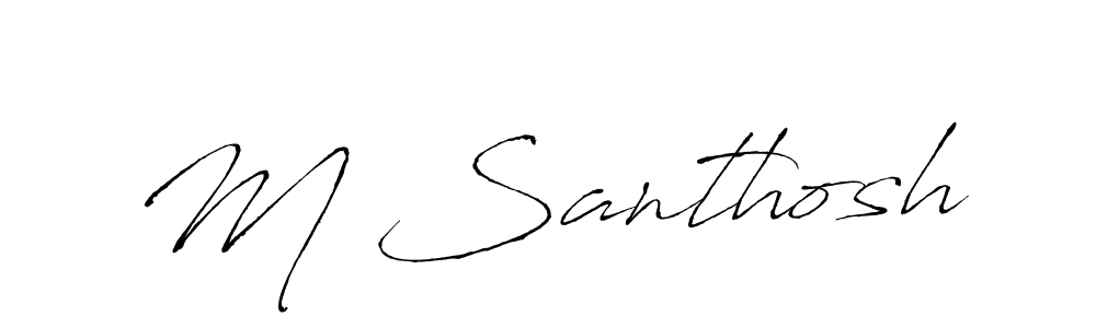 Check out images of Autograph of M Santhosh name. Actor M Santhosh Signature Style. Antro_Vectra is a professional sign style online. M Santhosh signature style 6 images and pictures png