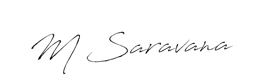 Once you've used our free online signature maker to create your best signature Antro_Vectra style, it's time to enjoy all of the benefits that M Saravana name signing documents. M Saravana signature style 6 images and pictures png