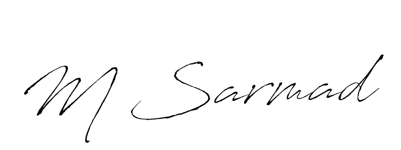 Once you've used our free online signature maker to create your best signature Antro_Vectra style, it's time to enjoy all of the benefits that M Sarmad name signing documents. M Sarmad signature style 6 images and pictures png