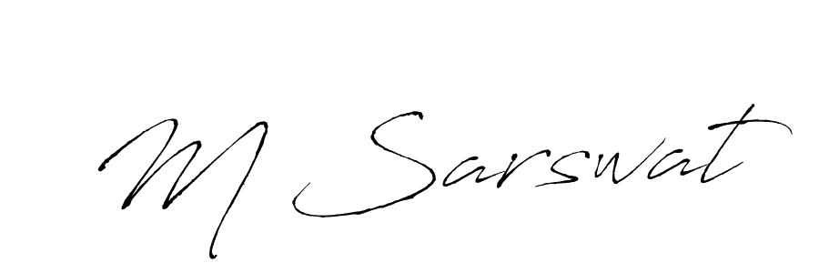It looks lik you need a new signature style for name M Sarswat. Design unique handwritten (Antro_Vectra) signature with our free signature maker in just a few clicks. M Sarswat signature style 6 images and pictures png