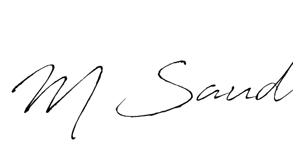 Once you've used our free online signature maker to create your best signature Antro_Vectra style, it's time to enjoy all of the benefits that M Saud name signing documents. M Saud signature style 6 images and pictures png