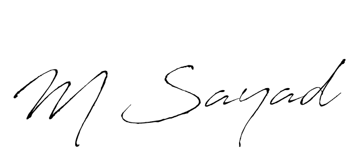 It looks lik you need a new signature style for name M Sayad. Design unique handwritten (Antro_Vectra) signature with our free signature maker in just a few clicks. M Sayad signature style 6 images and pictures png