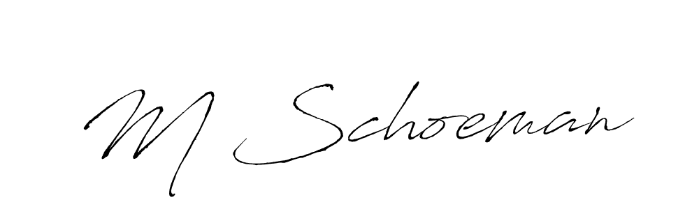 How to Draw M Schoeman signature style? Antro_Vectra is a latest design signature styles for name M Schoeman. M Schoeman signature style 6 images and pictures png