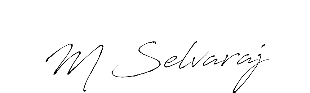 You can use this online signature creator to create a handwritten signature for the name M Selvaraj. This is the best online autograph maker. M Selvaraj signature style 6 images and pictures png