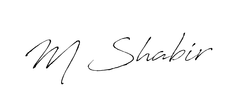 Make a beautiful signature design for name M Shabir. Use this online signature maker to create a handwritten signature for free. M Shabir signature style 6 images and pictures png