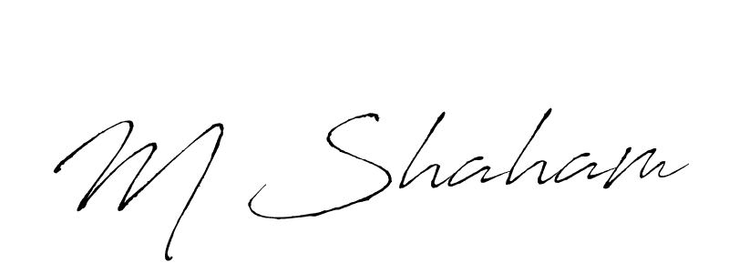 Similarly Antro_Vectra is the best handwritten signature design. Signature creator online .You can use it as an online autograph creator for name M Shaham. M Shaham signature style 6 images and pictures png