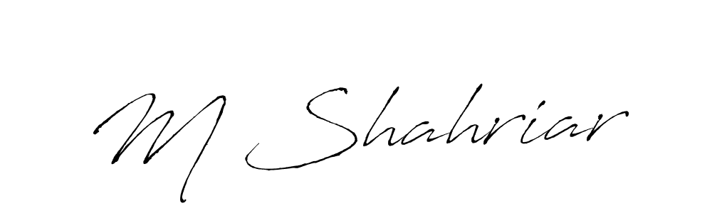 The best way (Antro_Vectra) to make a short signature is to pick only two or three words in your name. The name M Shahriar include a total of six letters. For converting this name. M Shahriar signature style 6 images and pictures png