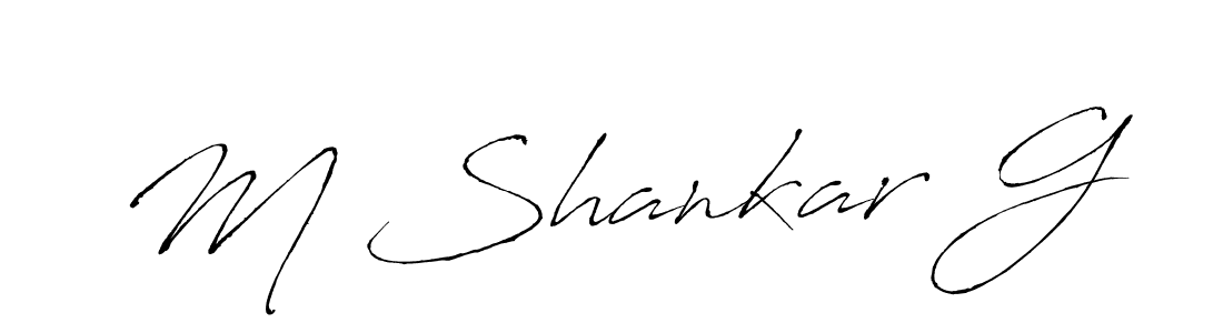 Use a signature maker to create a handwritten signature online. With this signature software, you can design (Antro_Vectra) your own signature for name M Shankar G. M Shankar G signature style 6 images and pictures png