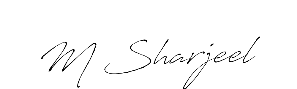 Make a beautiful signature design for name M Sharjeel. Use this online signature maker to create a handwritten signature for free. M Sharjeel signature style 6 images and pictures png