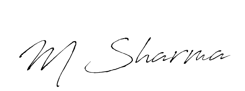 Similarly Antro_Vectra is the best handwritten signature design. Signature creator online .You can use it as an online autograph creator for name M Sharma. M Sharma signature style 6 images and pictures png