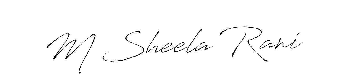 Also we have M Sheela Rani name is the best signature style. Create professional handwritten signature collection using Antro_Vectra autograph style. M Sheela Rani signature style 6 images and pictures png