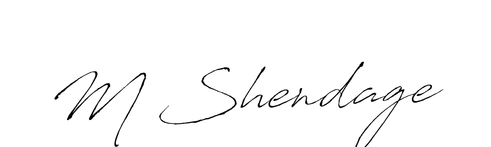 It looks lik you need a new signature style for name M Shendage. Design unique handwritten (Antro_Vectra) signature with our free signature maker in just a few clicks. M Shendage signature style 6 images and pictures png