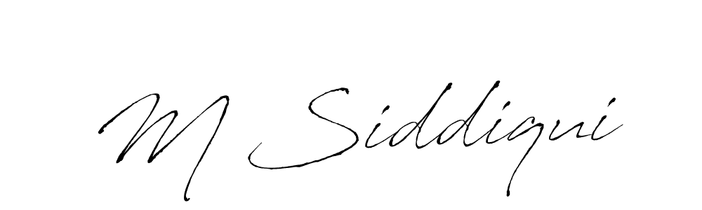Make a beautiful signature design for name M Siddiqui. Use this online signature maker to create a handwritten signature for free. M Siddiqui signature style 6 images and pictures png