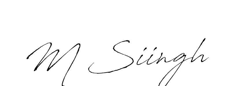 This is the best signature style for the M Siingh name. Also you like these signature font (Antro_Vectra). Mix name signature. M Siingh signature style 6 images and pictures png