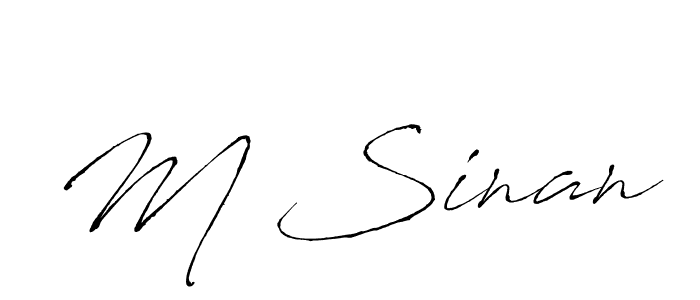 You can use this online signature creator to create a handwritten signature for the name M Sinan. This is the best online autograph maker. M Sinan signature style 6 images and pictures png