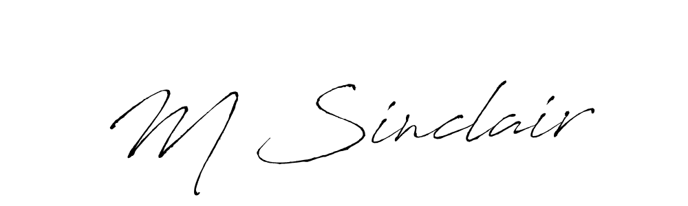 This is the best signature style for the M Sinclair name. Also you like these signature font (Antro_Vectra). Mix name signature. M Sinclair signature style 6 images and pictures png
