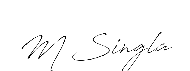 Best and Professional Signature Style for M Singla. Antro_Vectra Best Signature Style Collection. M Singla signature style 6 images and pictures png