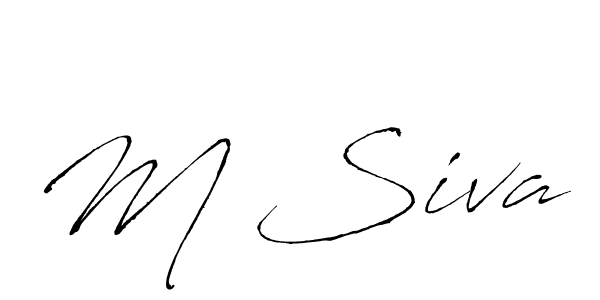 You can use this online signature creator to create a handwritten signature for the name M Siva. This is the best online autograph maker. M Siva signature style 6 images and pictures png