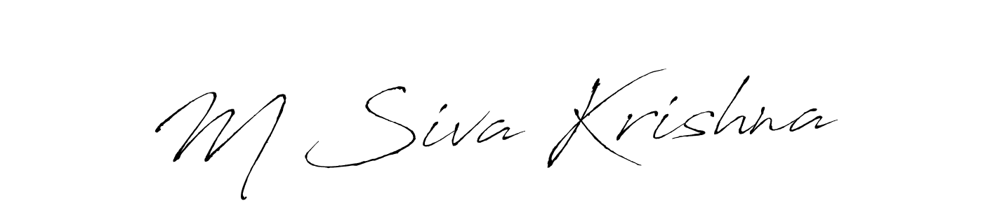 Similarly Antro_Vectra is the best handwritten signature design. Signature creator online .You can use it as an online autograph creator for name M Siva Krishna. M Siva Krishna signature style 6 images and pictures png