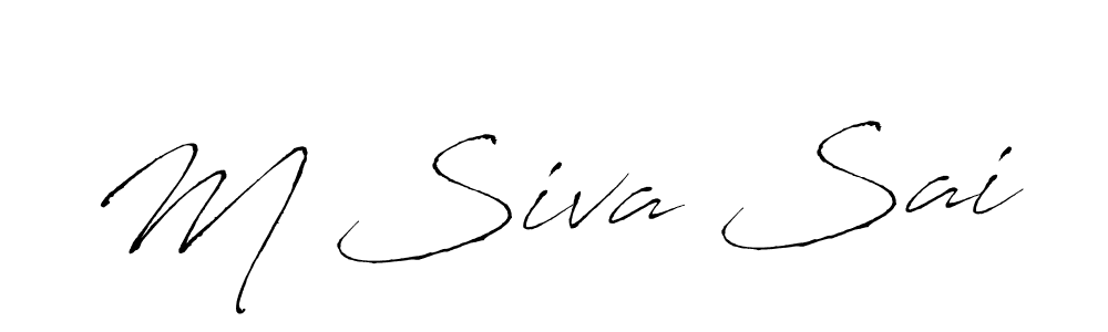 You can use this online signature creator to create a handwritten signature for the name M Siva Sai. This is the best online autograph maker. M Siva Sai signature style 6 images and pictures png