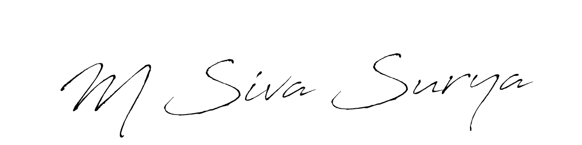 Best and Professional Signature Style for M Siva Surya. Antro_Vectra Best Signature Style Collection. M Siva Surya signature style 6 images and pictures png