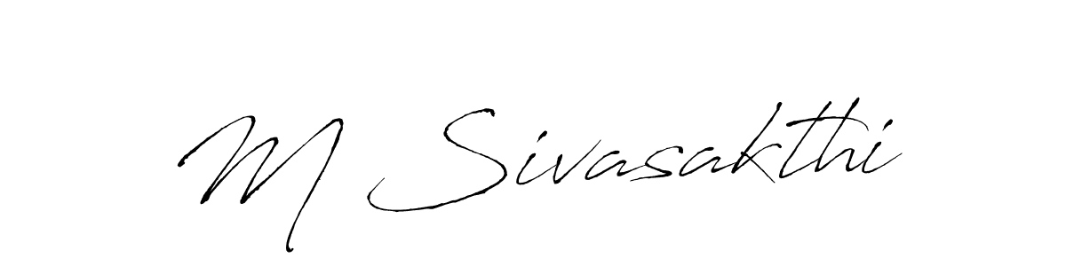 Also You can easily find your signature by using the search form. We will create M Sivasakthi name handwritten signature images for you free of cost using Antro_Vectra sign style. M Sivasakthi signature style 6 images and pictures png