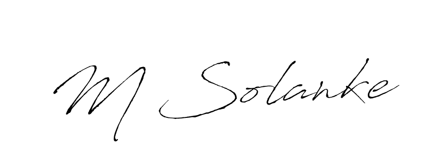 Make a beautiful signature design for name M Solanke. Use this online signature maker to create a handwritten signature for free. M Solanke signature style 6 images and pictures png