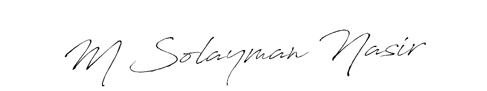 How to Draw M Solayman Nasir signature style? Antro_Vectra is a latest design signature styles for name M Solayman Nasir. M Solayman Nasir signature style 6 images and pictures png