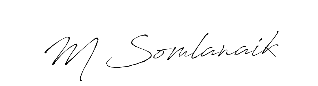 It looks lik you need a new signature style for name M Somlanaik. Design unique handwritten (Antro_Vectra) signature with our free signature maker in just a few clicks. M Somlanaik signature style 6 images and pictures png