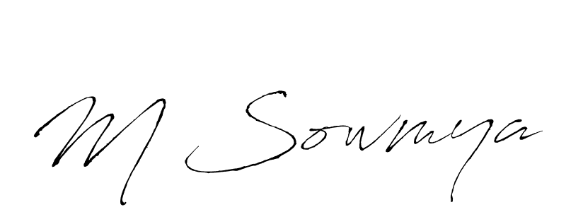 How to Draw M Sowmya signature style? Antro_Vectra is a latest design signature styles for name M Sowmya. M Sowmya signature style 6 images and pictures png