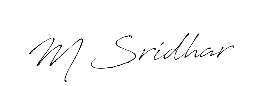 Once you've used our free online signature maker to create your best signature Antro_Vectra style, it's time to enjoy all of the benefits that M Sridhar name signing documents. M Sridhar signature style 6 images and pictures png