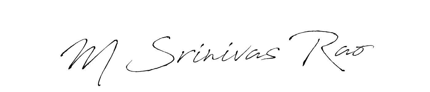 How to Draw M Srinivas Rao signature style? Antro_Vectra is a latest design signature styles for name M Srinivas Rao. M Srinivas Rao signature style 6 images and pictures png