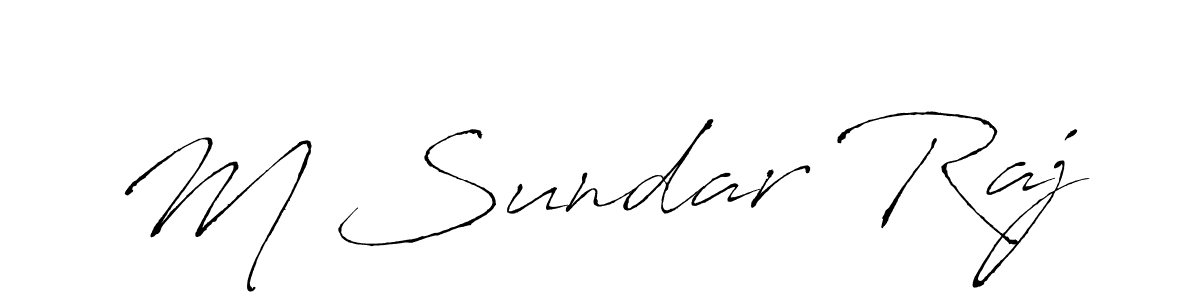 Similarly Antro_Vectra is the best handwritten signature design. Signature creator online .You can use it as an online autograph creator for name M Sundar Raj. M Sundar Raj signature style 6 images and pictures png