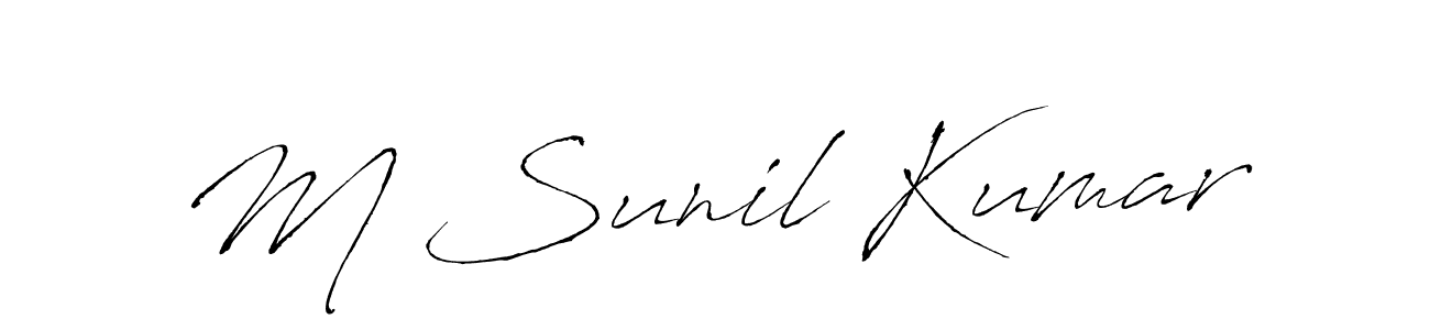 See photos of M Sunil Kumar official signature by Spectra . Check more albums & portfolios. Read reviews & check more about Antro_Vectra font. M Sunil Kumar signature style 6 images and pictures png