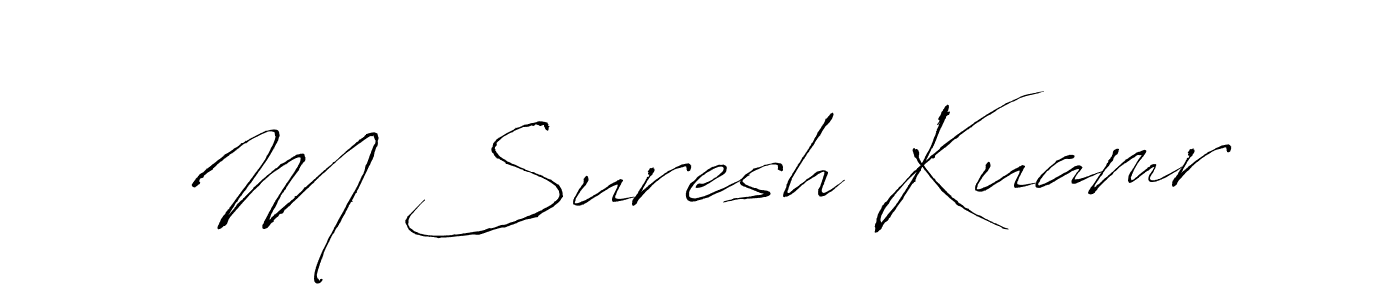 Make a beautiful signature design for name M Suresh Kuamr. Use this online signature maker to create a handwritten signature for free. M Suresh Kuamr signature style 6 images and pictures png