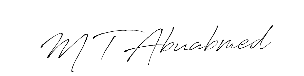 Once you've used our free online signature maker to create your best signature Antro_Vectra style, it's time to enjoy all of the benefits that M T Abuabmed name signing documents. M T Abuabmed signature style 6 images and pictures png