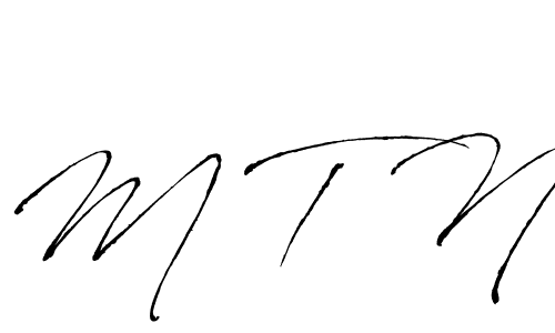 It looks lik you need a new signature style for name M T N. Design unique handwritten (Antro_Vectra) signature with our free signature maker in just a few clicks. M T N signature style 6 images and pictures png