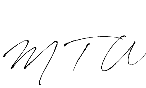 Also You can easily find your signature by using the search form. We will create M T W name handwritten signature images for you free of cost using Antro_Vectra sign style. M T W signature style 6 images and pictures png