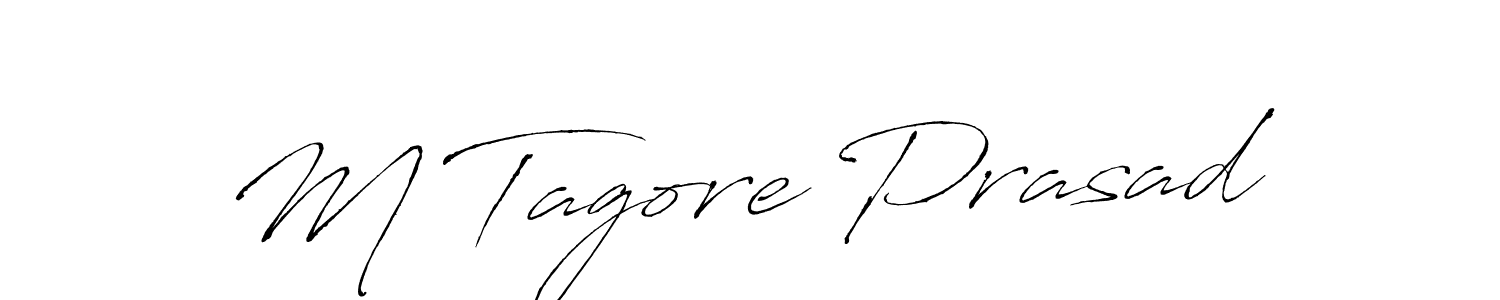 Also we have M Tagore Prasad name is the best signature style. Create professional handwritten signature collection using Antro_Vectra autograph style. M Tagore Prasad signature style 6 images and pictures png