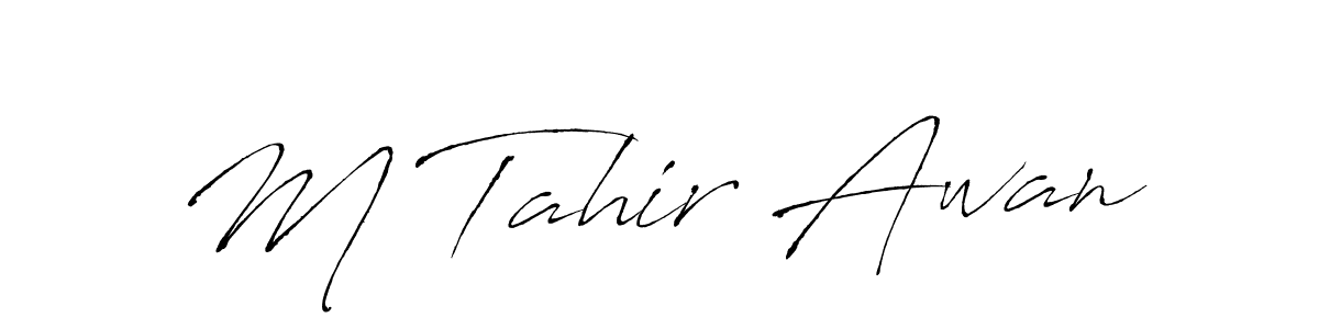 Make a short M Tahir Awan signature style. Manage your documents anywhere anytime using Antro_Vectra. Create and add eSignatures, submit forms, share and send files easily. M Tahir Awan signature style 6 images and pictures png