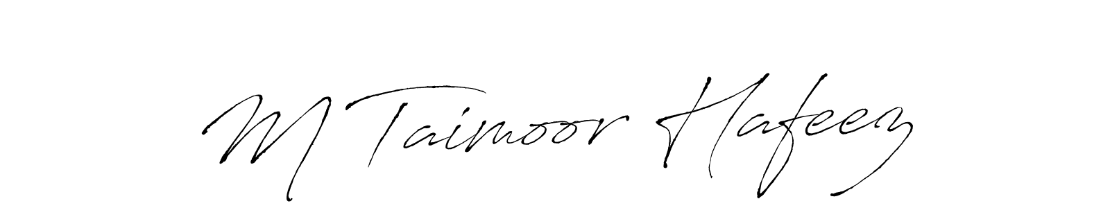 You can use this online signature creator to create a handwritten signature for the name M Taimoor Hafeez. This is the best online autograph maker. M Taimoor Hafeez signature style 6 images and pictures png