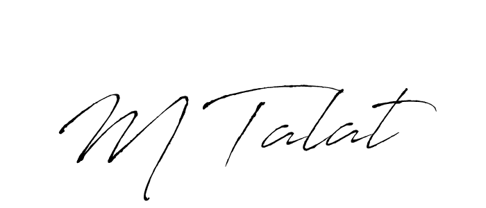 Also we have M Talat name is the best signature style. Create professional handwritten signature collection using Antro_Vectra autograph style. M Talat signature style 6 images and pictures png