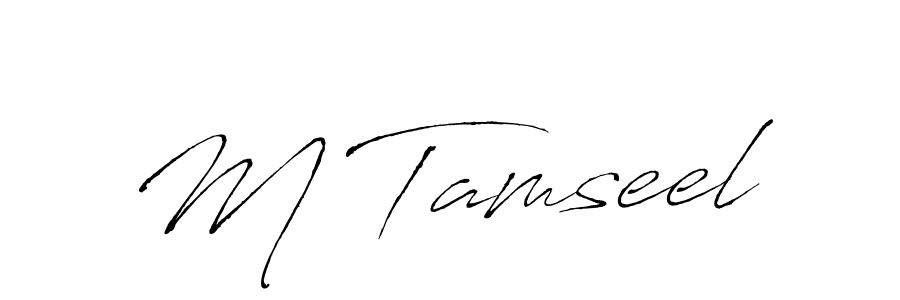 It looks lik you need a new signature style for name M Tamseel. Design unique handwritten (Antro_Vectra) signature with our free signature maker in just a few clicks. M Tamseel signature style 6 images and pictures png