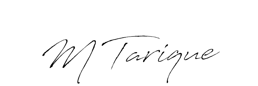 M Tarique stylish signature style. Best Handwritten Sign (Antro_Vectra) for my name. Handwritten Signature Collection Ideas for my name M Tarique. M Tarique signature style 6 images and pictures png