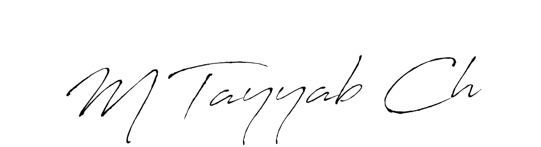 Similarly Antro_Vectra is the best handwritten signature design. Signature creator online .You can use it as an online autograph creator for name M Tayyab Ch. M Tayyab Ch signature style 6 images and pictures png