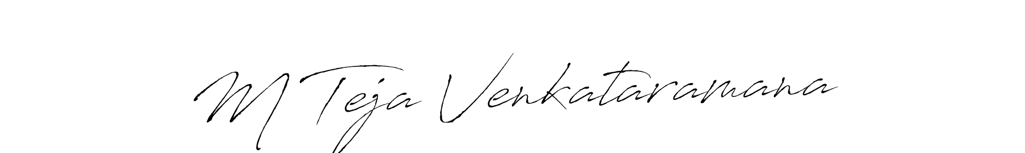 Make a short M Teja Venkataramana signature style. Manage your documents anywhere anytime using Antro_Vectra. Create and add eSignatures, submit forms, share and send files easily. M Teja Venkataramana signature style 6 images and pictures png